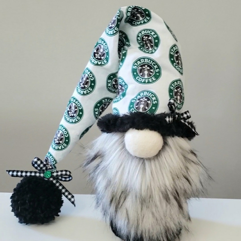 Starbucks Gnome with draped hat